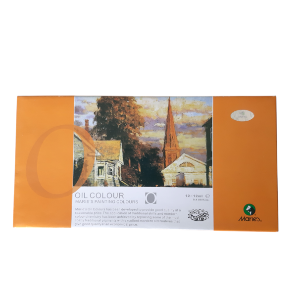 رنگ روغن ماریس (کله اسبی) 12 رنگ
